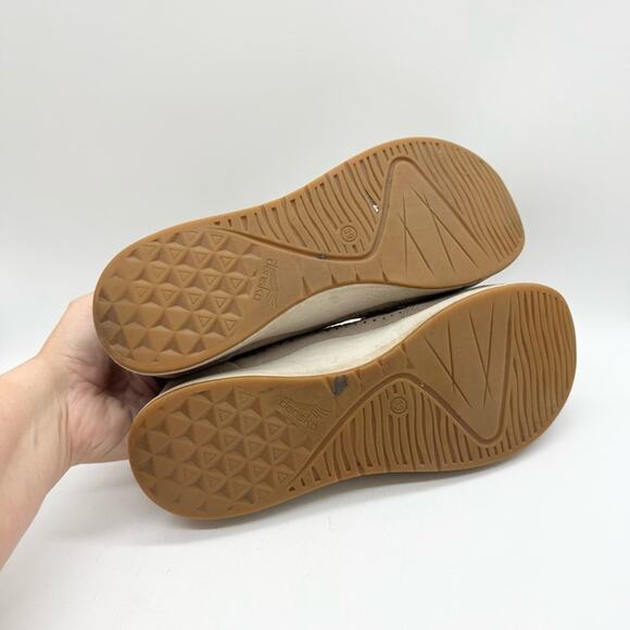 Dansko Women’s Charlie Perforated Suede Lace Up Comfort Sneaker Tan Size 39 - Picture 8 of 12